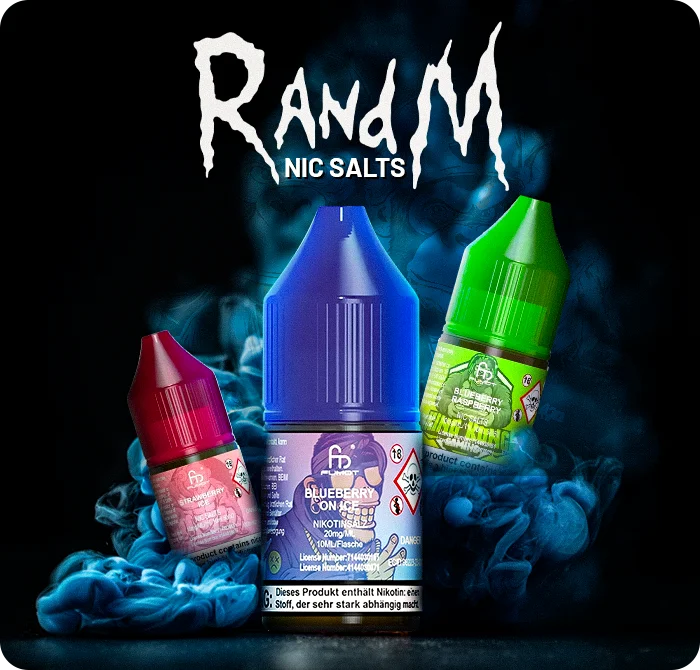 RandM Nic Salts Flavours
