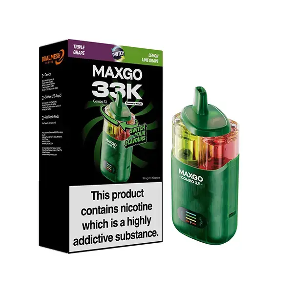 Triple Grape / Lemon Lime Grape RELX Maxgo Combo 33K Prefilled Pod Vape Kit