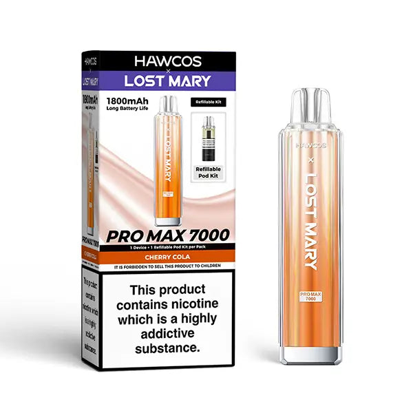 Hawcos x Lost Mary Pro Max 7000 - Cherry Cola
