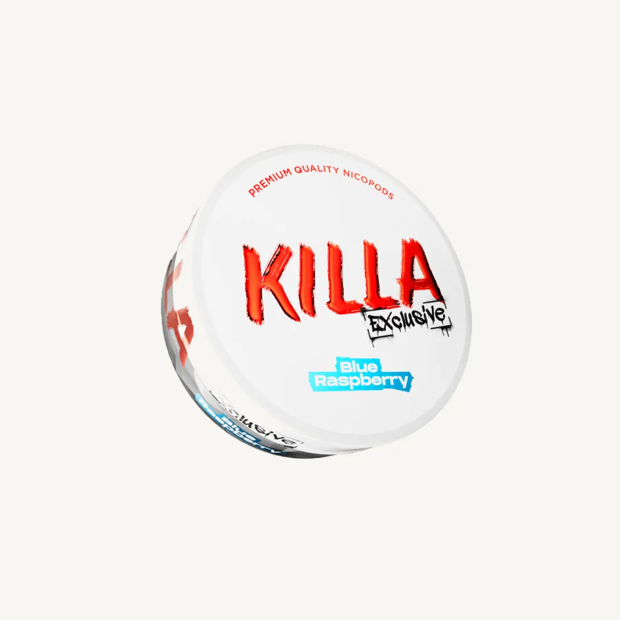 Blue Raspberry Nicotine Pouches by Killa Exclusive - 13.2mg