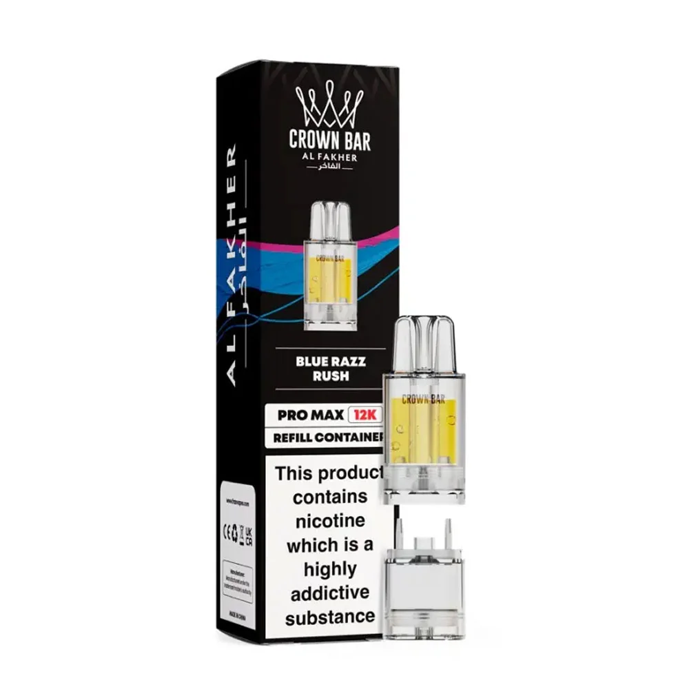 Blue Razz Rush Al Fakher 12K Pro Max Prefilled Pod
