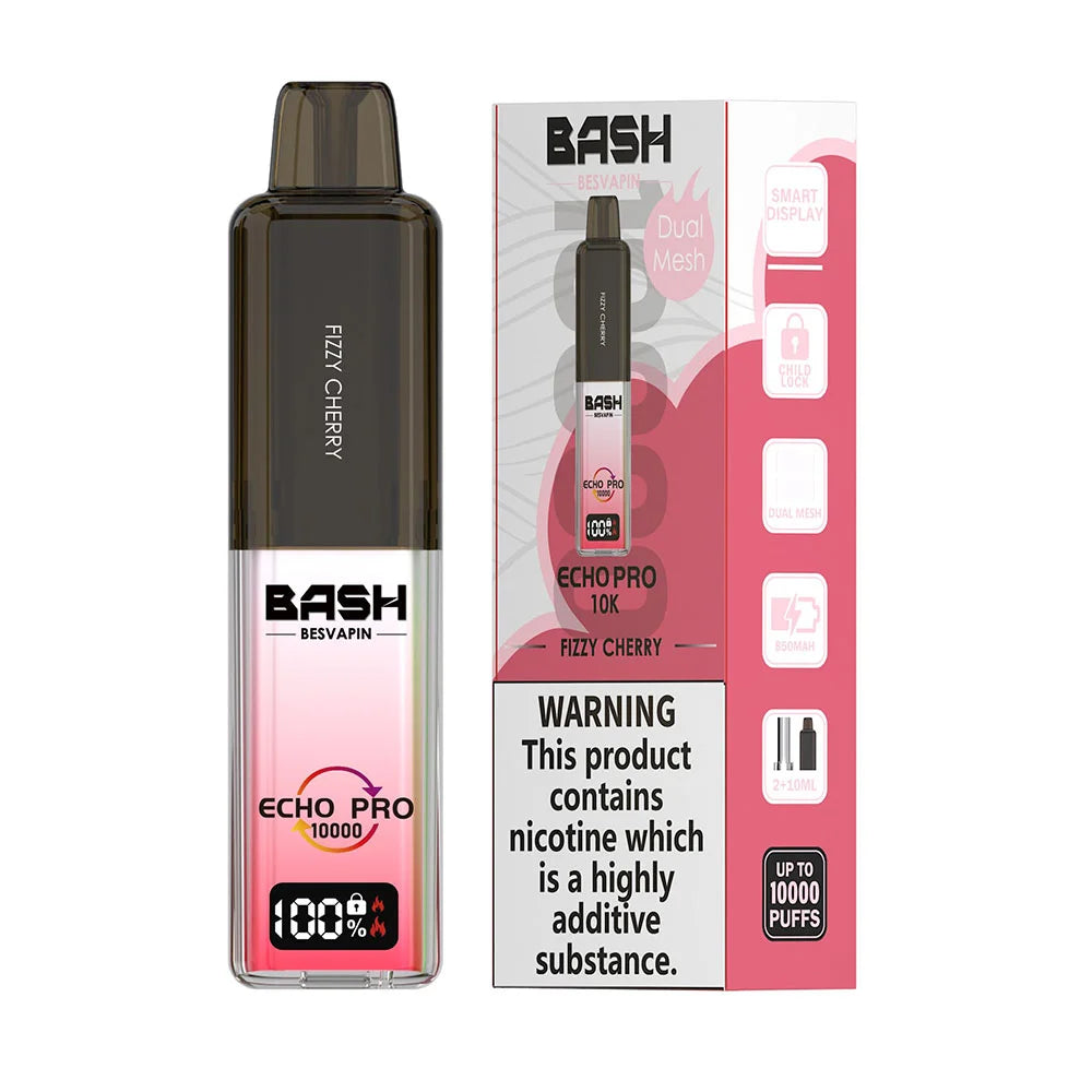 Bash Vape Echo Pro 10K Prefilled Pod Kit - Fizzy Cherry