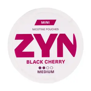 Black Cherry Mini Nicotine Pouches by ZYN 
