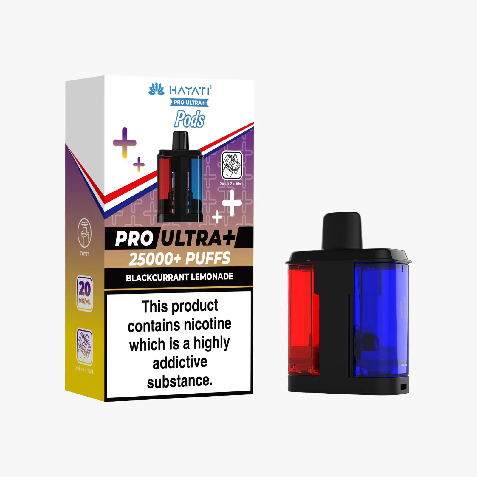 Hayati Pro Ultra Plus Prefilled Pods - Blackcurrant Lemonade