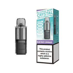 Bloody Bar Crystal 10K Prefilled Pods - Blue Razz Lemonade