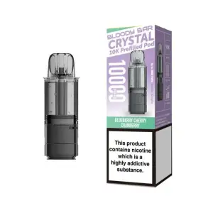Bloody Bar Crystal 10K Prefilled Pods - Blueberry Cherry Cranberry