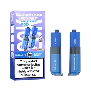 Bloody Bar Pod Twist 20K Prefilled Pods - Blue Razz Ice / Blueberry Raspberry
