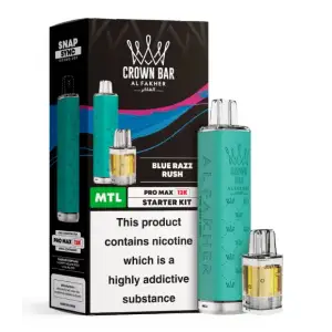 Blue Razz Rush Al Fakher 12K Pro Max Prefilled Pod Kit