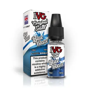 Blue Blaze Nic Salt E-Liquid by IVG Original Salts 10ml