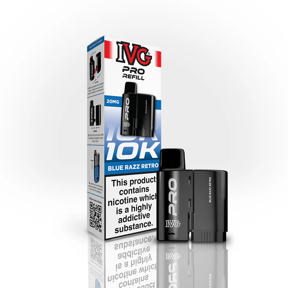 IVG Pro 12 Prefilled Pod - 20mg | Blue Razz Retro