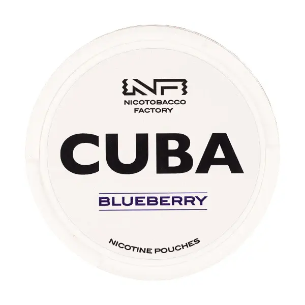 Blueberry Cuba White Nicotine Pouches 16mg