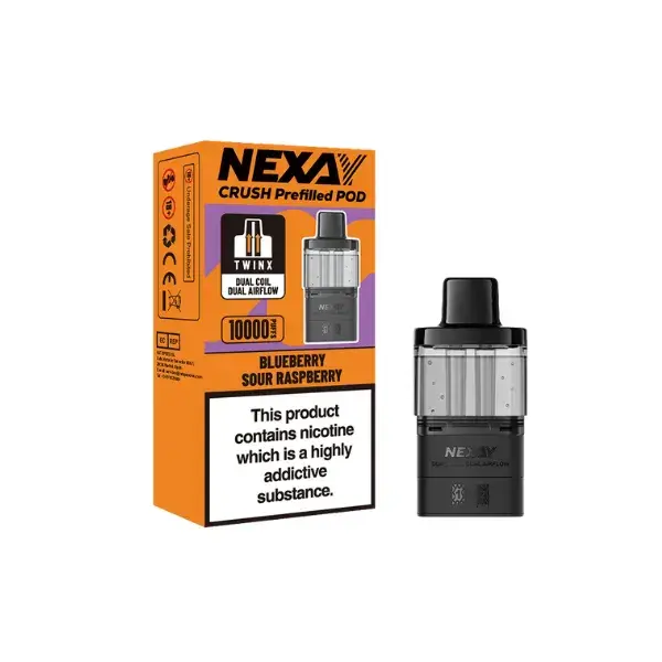 Blue Sour Raspberry Nexay Crush 10k Prefilled Pod