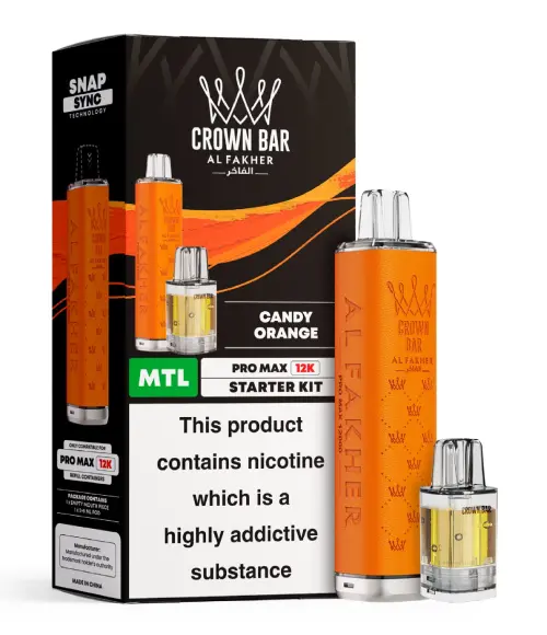 Candy Orange Al Fakher 12K Pro Max Prefilled Pod Kit