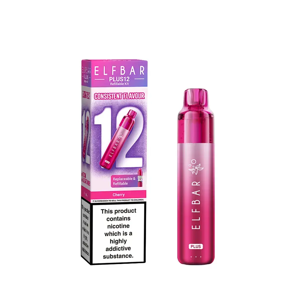 Elf Bar Plus 12 Prefilled Pod Kit - Cherry