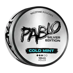 Cold Mint Pablo Silver Edition Nicotine Pouches 10mg