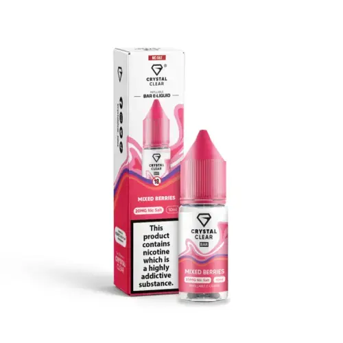 Mixed Berries Nic Salt E-Liquid by Crystal Clear Bar Salts 10ml 