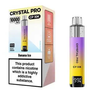 Crystal Pro CP 10K Puffs Prefilled Pod Kit - Banana Ice