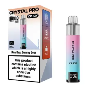 Crystal Pro CP 10K Puffs Prefilled Pod Kit - Blue Razz Gummy Bear