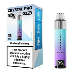 Crystal Pro CP 10K Puffs Prefilled Pod Kit - Blueberry Raspberry