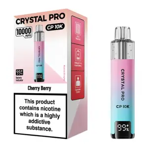 Crystal Pro CP 10K Puffs Prefilled Pod Kit - Cherry Berry