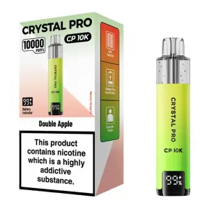 Crystal Pro CP 10K Puffs Prefilled Pod Kit - Double Apple