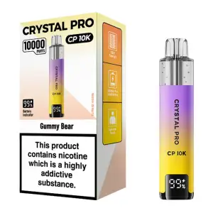Crystal Pro CP 10K Puffs Prefilled Pod Kit - Gummy Bear