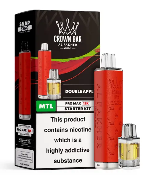 Double Apple Al Fakher 12K Pro Max Prefilled Pod Kit