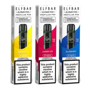 Elf Bar 600 Prefilled Pods (Pack of 2) - Blue Razz Lemonade