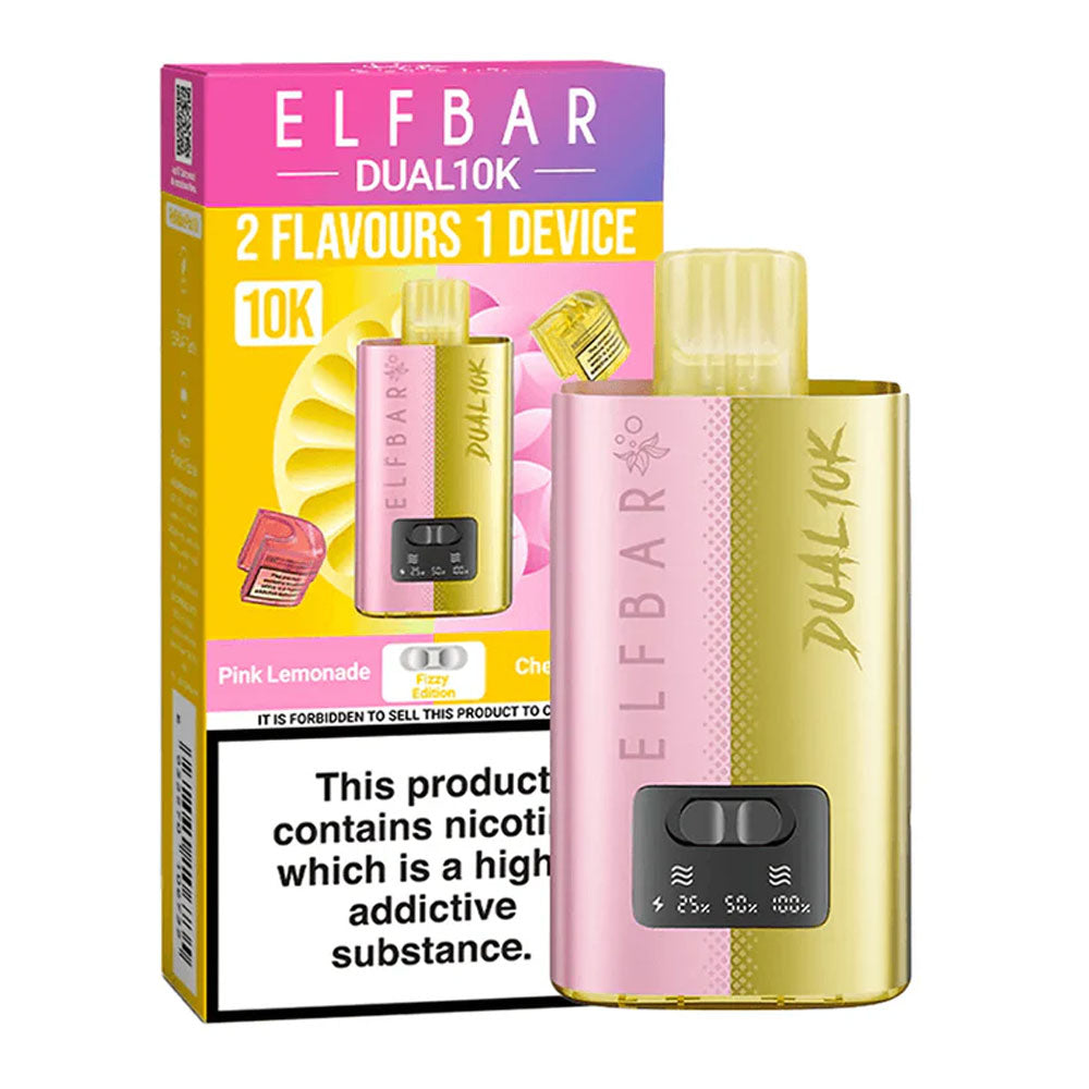 Elf Bar Dual 10K Puffs Prefilled Vape - Raspberry Edition