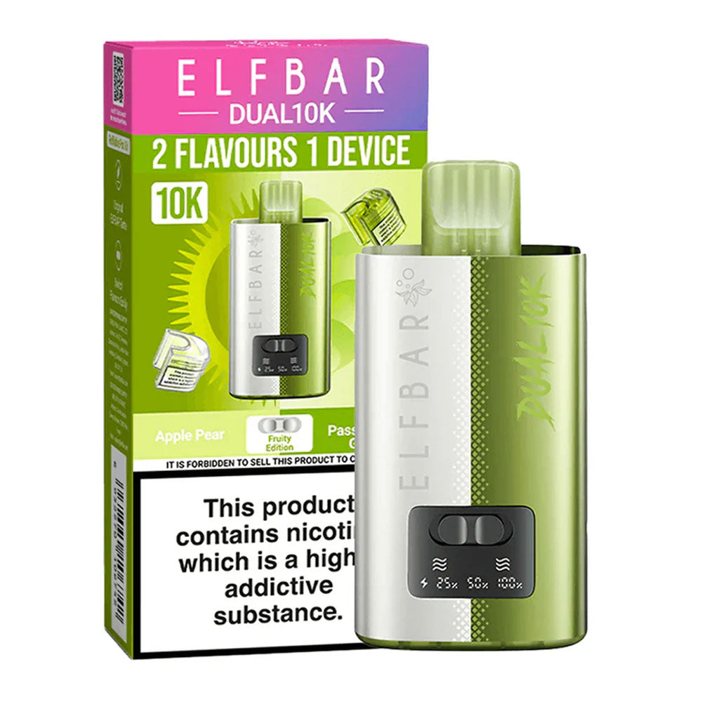 Elf Bar Dual 10K Puffs Prefilled Vape - Raspberry Edition