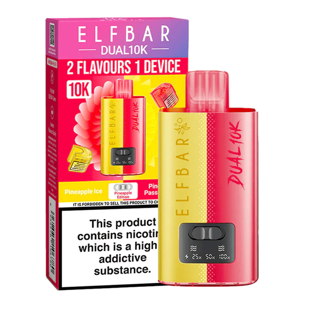 Elf Bar Dual 10K Puffs Prefilled Vape - Pineapple Edition