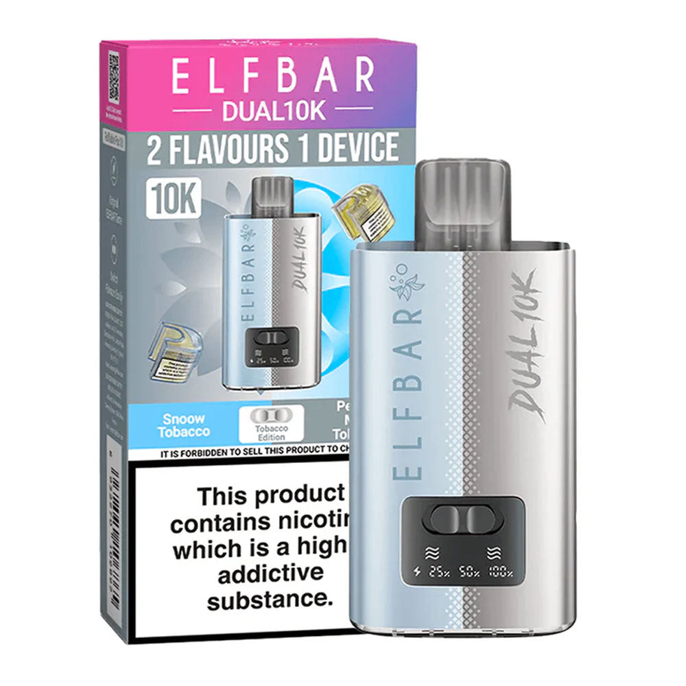 Elf Bar Dual 10K Puffs Prefilled Vape - Raspberry Edition