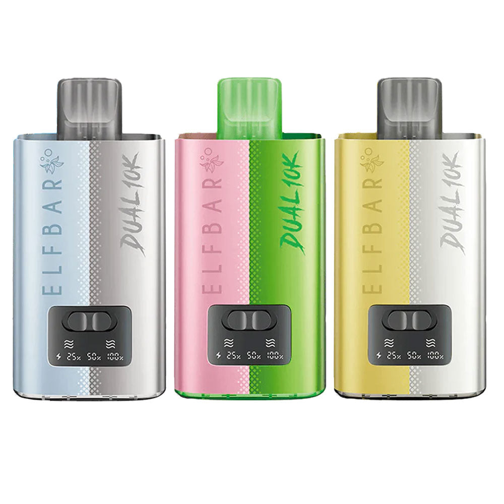 Elf Bar Dual 10K Puffs Prefilled Vape - Raspberry Edition