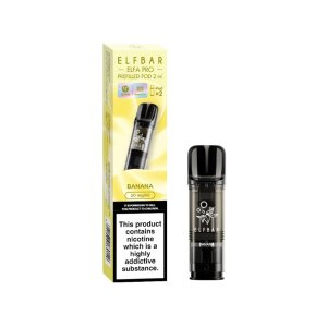 Elf Bar Elfa Pro Pre-Filled Replacement Pod (Pack Of 2) - Banana