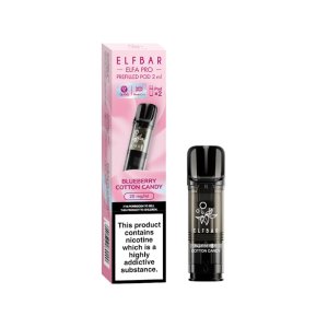 Elf Bar Elfa Pro Pre-Filled Replacement Pod (Pack Of 2) - Blueberry Cotton Candy