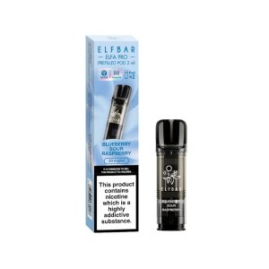 Elf Bar Elfa Pro Pre-Filled Replacement Pod (Pack Of 2) - Blueberry Sour Raspberry