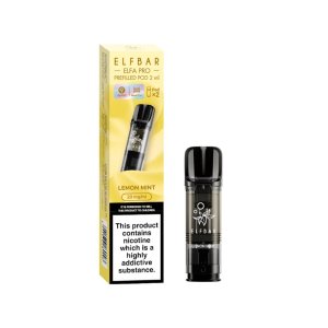 Elf Bar Elfa Pro Pre-Filled Replacement Pod (Pack Of 2) - Lemon Mint