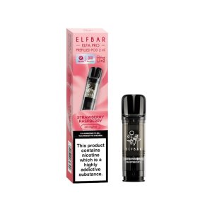 Elf Bar Elfa Pro Pre-Filled Replacement Pod (Pack Of 2) - Strawberry Raspberry