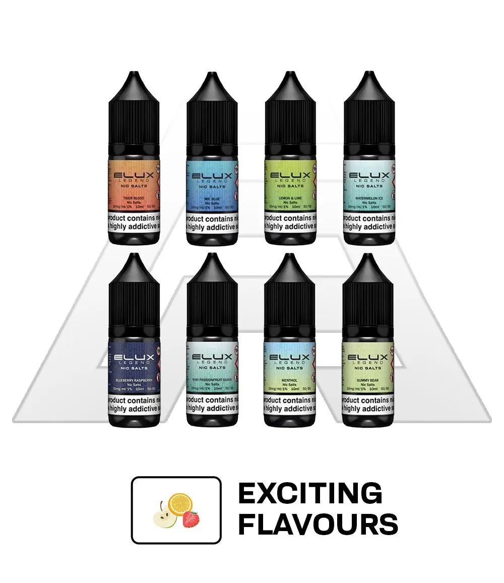 Elux Legend Nic Salt Flavours