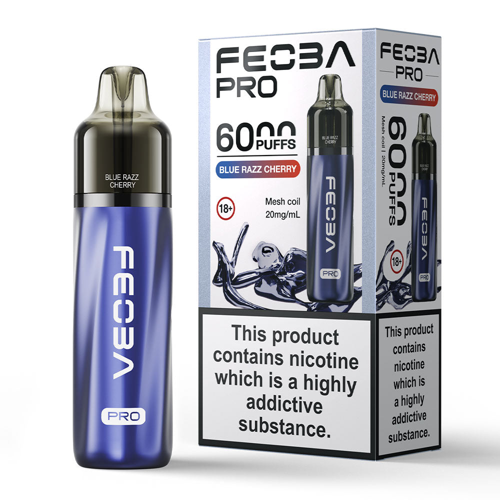 Feoba Pro 6000 Puffs Prefilled Vape - Blue Razz Cherry