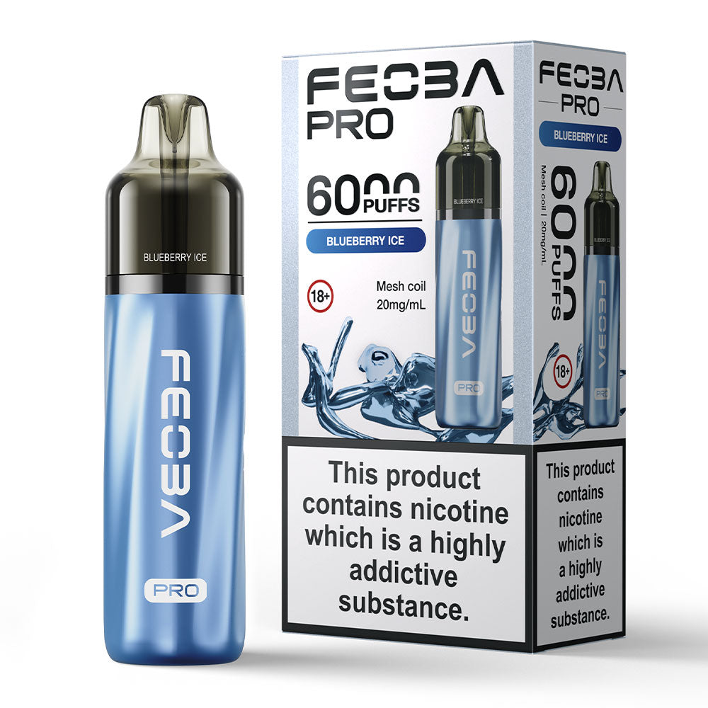 Feoba Pro 6000 Puffs Prefilled Vape - Blueberry Ice