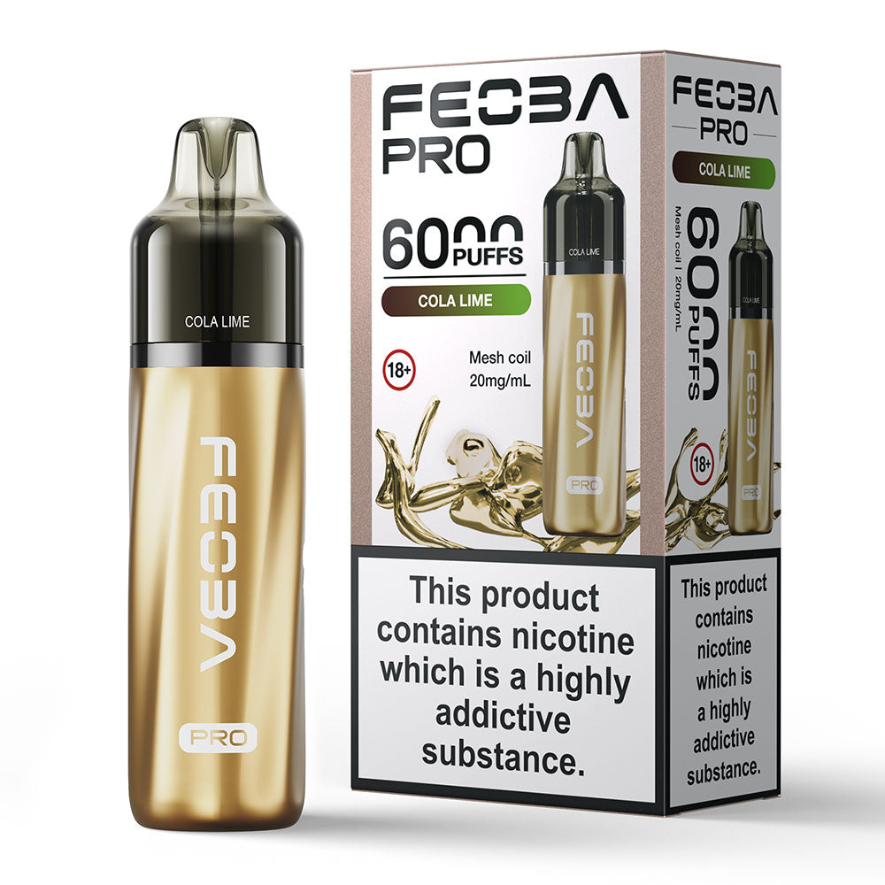 Feoba Pro 6000 Puffs Prefilled Vape - Cola Lime