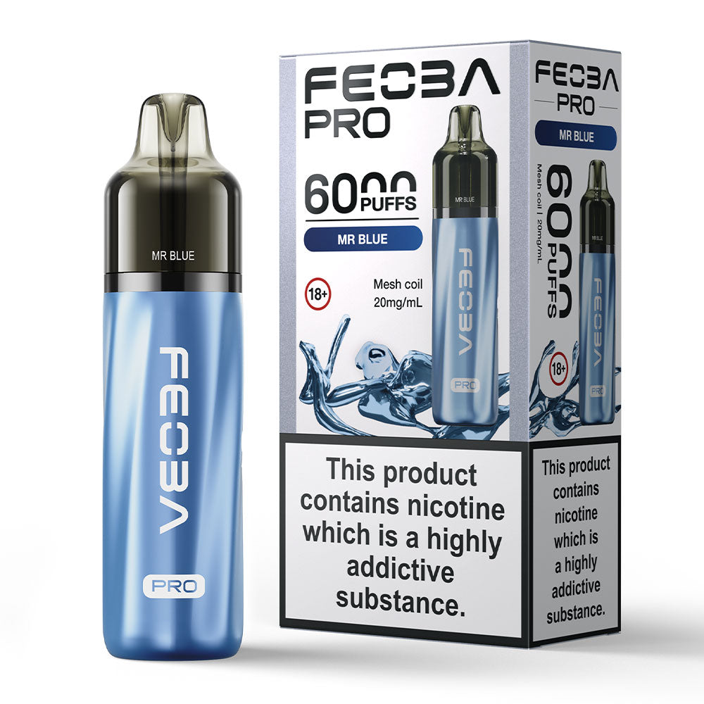 Feoba Pro 6000 Puffs Prefilled Vape - Mr Blue