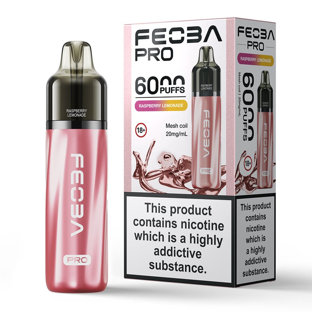 Feoba Pro 6000 Puffs Prefilled Vape - Raspberry Lemonade