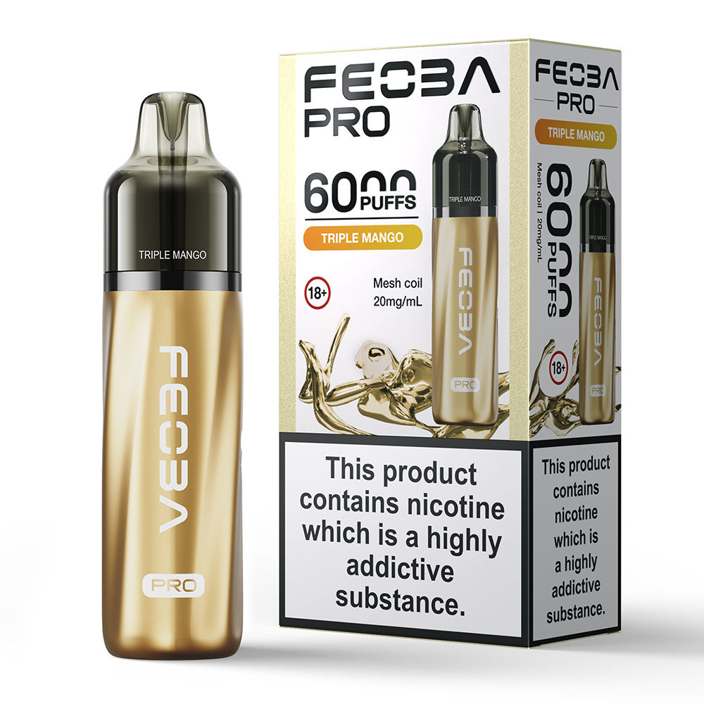 Feoba Pro 6000 Puffs Prefilled Vape - Triple Mango