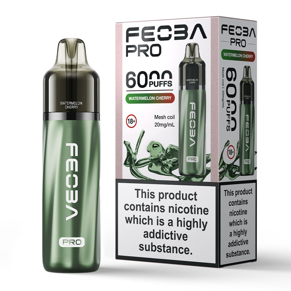 Feoba Pro 6000 Puffs Prefilled Vape - Watermelon Cherry
