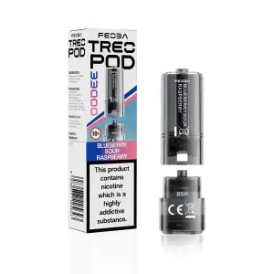 Feoba TREO 33K Prefilled Pods - Blueberry Sour Raspberry