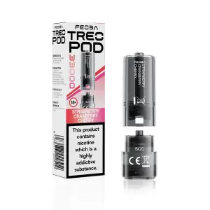 Feoba TREO 33K Prefilled Pods - Strawberry Cranberry Cherry