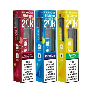 Firerose Slidego 20K Puffs Prefilled Pods - Blueberry Bubblegum