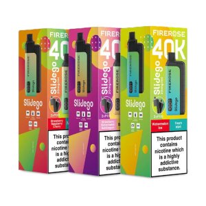 Firerose SlideGo 40k Puffs Prefilled Pod Kit - Blueberry Raspberry / Blueberry Cherry Cranberry